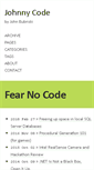 Mobile Screenshot of johnnycode.com